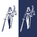 Lady justice statue Royalty Free Stock Photo