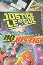 Justice League superhero comic books