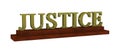 justice nameplate