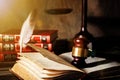 Justice Scales and wooden gavel. Justice concept Royalty Free Stock Photo