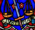 Justice - Stained Glass