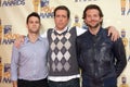 Justin Bartha,Ed Helms,Bradley Cooper Royalty Free Stock Photo