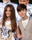 Justin Bieber, Michael Jackson, Paris Jackson Royalty Free Stock Photo