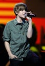 Justin Bieber performs at the SOS Saving Ourselves telethon