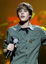 Justin Bieber performs at the SOS Saving Ourselves telethon