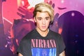 Justin Bieber - wax figure Royalty Free Stock Photo