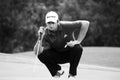 Justin Rose - Takes Aim Royalty Free Stock Photo