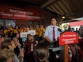 Justin Trudeau Liberal Speech Election Sussex Royalty Free Stock Photo