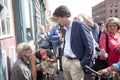 Justin trudeau talks to poor