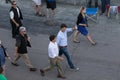 Justin Trudeau waves in Charlottetown