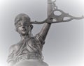 Justitia poetic justice Royalty Free Stock Photo