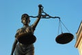 Justitia poetic justice Royalty Free Stock Photo