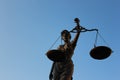 Justitia poetic justice Royalty Free Stock Photo