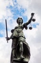 Justitia statue Royalty Free Stock Photo