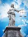 Justitia statue Royalty Free Stock Photo