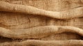 Jute hessian sackcloth canvas woven texture pattern background in light beige cream brown color blank empty. Royalty Free Stock Photo