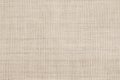 Jute hessian sackcloth canvas woven texture pattern background in light beige cream brown color