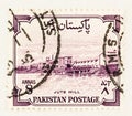 Jute Mill on 1955 Pakistan Postage Stamp