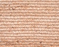 Jute pile hand woven rug Royalty Free Stock Photo