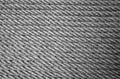 Jute rope pattern in black and white Royalty Free Stock Photo