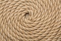 Jute rope spiral Royalty Free Stock Photo