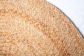 Jute rug, natural fiber carpet, Royalty Free Stock Photo