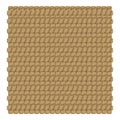 Jute textile icon cartoon vector. Rope thread