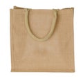 Jute Tote Bag Royalty Free Stock Photo