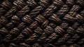 Jute Wicker: A Cinematic Texture Close-Up Royalty Free Stock Photo