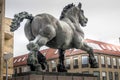 The Jutland Stallion was created by Helen Schou and it was erected in 1969 as a remembrance of the famous horse markets and the