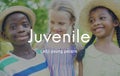 Juvenile Kids Youth Children Young Concept Royalty Free Stock Photo