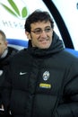 The Juventus coach Ciro Ferrara before the match