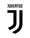 Juventus, Italy FC Best, 2001 Vector illustration of football club logo white background Royalty Free Stock Photo