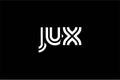 JUX Creative Unique Modern Letter Logo Design. Elegant Monogram Logo Design with Decorative Elements and Typography Royalty Free Stock Photo
