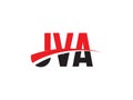 JVA Letter Initial Logo Design Vector Illustration Royalty Free Stock Photo