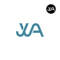 JVA Logo Letter Monogram Design Royalty Free Stock Photo