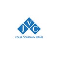 JVC letter logo design on white background. JVC creative initials letter logo concept. JVC letter design Royalty Free Stock Photo