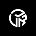 JVK letter logo design on black background. JVK creative initials letter logo concept. JVK letter design Royalty Free Stock Photo