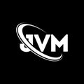 JVM logo. JVM letter. JVM letter logo design. Initials JVM logo linked with circle and uppercase monogram logo. JVM typography for Royalty Free Stock Photo