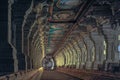 1220 meter-long corridor in Ramnathswami Temple at Rameshwaram Tamilnadu INDIA