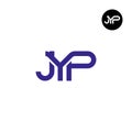 JYP Logo Letter Monogram Design Royalty Free Stock Photo