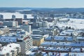 Top-view of Jyvaskyla, Finland