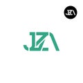 JZA Logo Letter Monogram Design Royalty Free Stock Photo