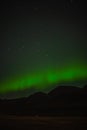 ICELAND AT NIGHT Northernlights Auroraborealis Royalty Free Stock Photo
