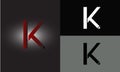 Grafic Vector Of Abstract letter K logo design. Creative,Premium Minimal emblem design template.
