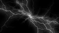 4k Abstract thunderstorm lightning background, nature electricity energy.