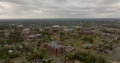 5k aerial video Downtown Tallahassee Florida universities