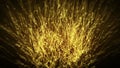 Abstract Gold Filaments Bursting Background