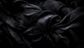 4K black luxury cloth, silk satin velvet, with floral shapes, gold threads, luxurious wallpaper, elegant abstract design Royalty Free Stock Photo