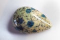 K2 blue and white jasper crystal cabochon